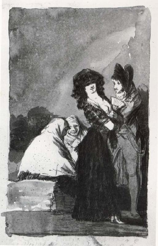 Francisco Goya Las Viejas se salen de risa Norge oil painting art